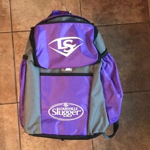 Louisville Slugger baseball bat backpack